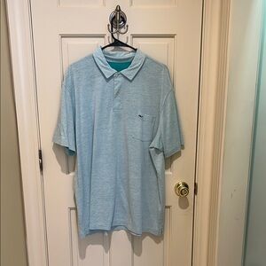 Vineyard Vines Blue Polo Shirt Short Sleeve Classic
